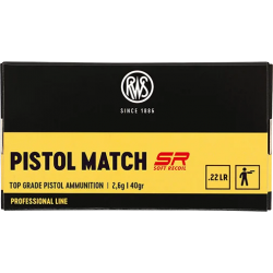 RWS cal. 22 lr 40gr. PISTOL...