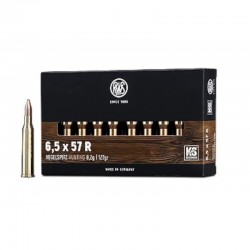 RWS 6.5x57r KS 127 Gr CART....